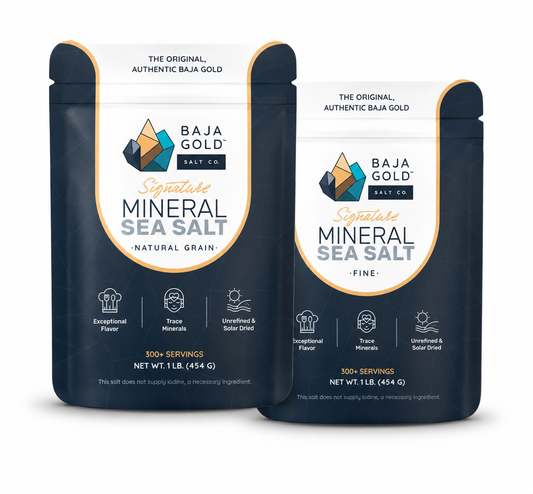 Baja Gold Mineral Sea Salt 454g Natural Grain