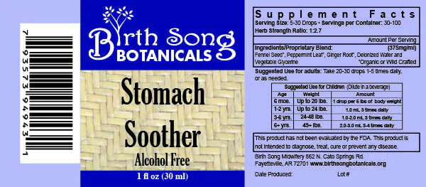Birth Song Botanicals - Stomach Soother - Essential Remedy Co