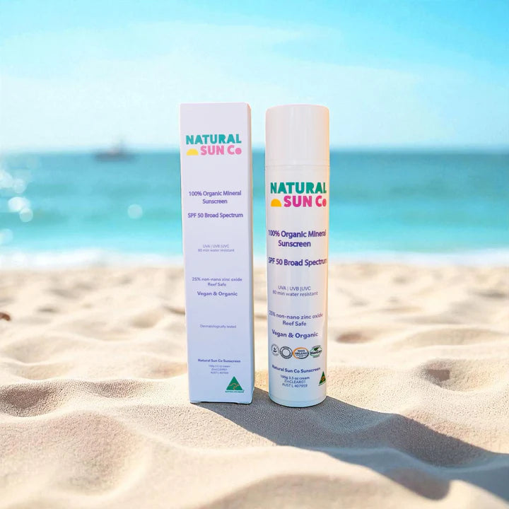 Natural Sun Co - Organic Mineral Sunscreen SPF50 1 Pack