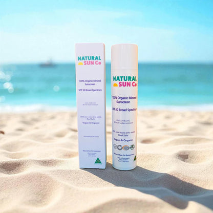 Natural Sun Co - Organic Mineral Sunscreen SPF50 1 Pack